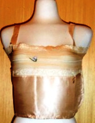 xxM288M 1920s Silk Corset Cover